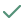 Green check mark